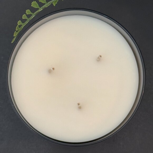 BBW Bergamot Waters White Barn Bath & Body Works 3 Wick Candle - Picture 7 of 10